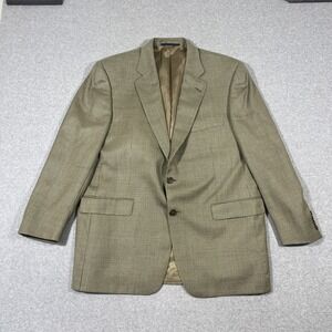 NWT VTG Burberry Men's 44R Blazer Kensington Plaid Wool Silk Houndstooth $595